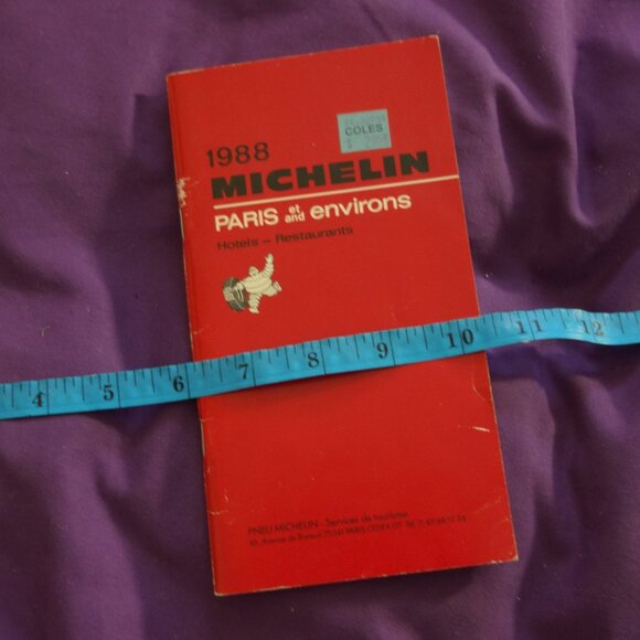 Vintage 1988 Michelin PARIS et environs Hotels-Restaurants ISBN 2.06.006.888-6 - Picture 4 of 14